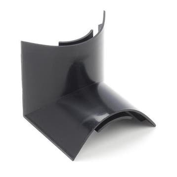 Kabelgoot hoek | Nedis | 12 mm kabel (PVC, Zwart), Doe-het-zelf en Verbouw, Elektra en Kabels, Verzenden, Nieuw