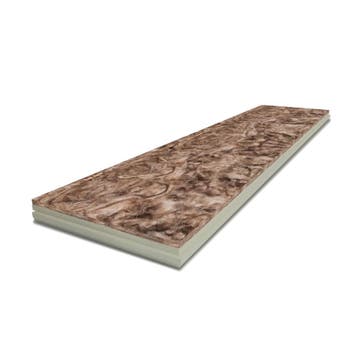 PIR Spouwplaat+Glaswol 1200x600x40+20mm Rd:2.40 (=0,72 mÂ²), Minder dan 4 cm, Overige materialen, Nieuw, Minder dan 5 m²