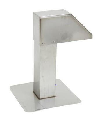 RVS Dakdoorvoer - 125x125mm - 1 Uitgang - AISI 304 - 1.5mm, Verzenden, Nieuw in verpakking
