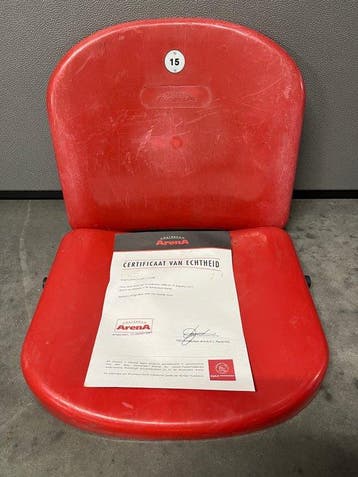 AFC Ajax - 1995 - Authentic Amsterdam ArenA seat - nr. 15, Verzamelen, Nieuw