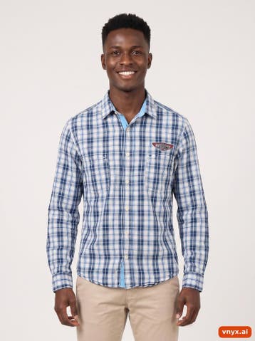 Angelo Litrico Casual overhemden Heren maat S Wit Vintage, Ophalen of Verzenden, Nieuw