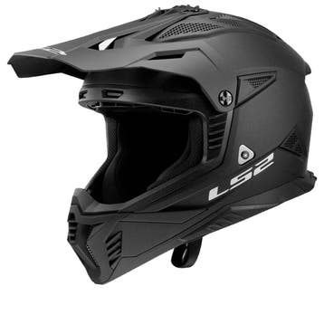 LS2 MX708 Fast II Solid Mat Zwart Offroad Helm, XXL, Nieuw met kaartje, Overige merken, Heren