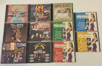 Verzameling van 11 Diverse 60's & 70's CD's, Cd's en Dvd's, Cd's | Pop, Verzenden, Nieuw in verpakking