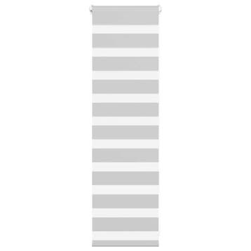 vidaXL Zebra rolgordijn 50x100 cm stofbreedte 45,9cm, Verzenden, Nieuw, Grijs