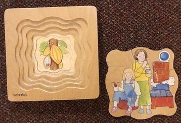 Groeipuzzel chocolade (zie omschrijving), Verzenden, Nieuw
