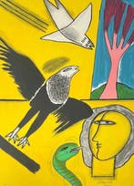 Corneille (1922-2010) - Hommage à lécrivain voyageur René