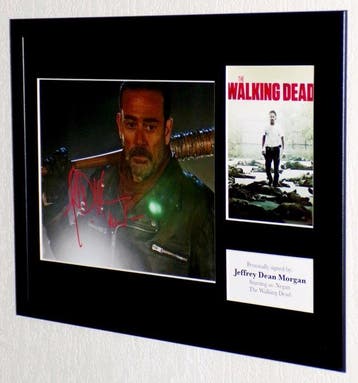 Walking Dead - Jeffrey Dean Morgan (Negan) Premium Framed,, Nieuw