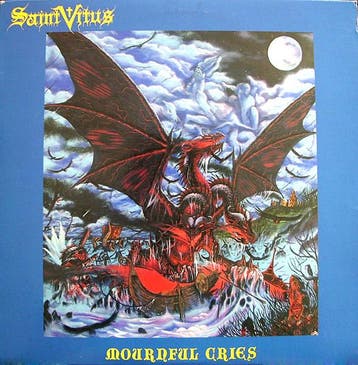 LP gebruikt - Saint Vitus - Mournful Cries (US, 1988), Verzenden, Zo goed als nieuw, Overige formaten