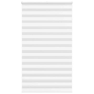 vidaXL Zebra rolgordijn 135x230 cm stofbreedte 130,9cm, Verzenden, Nieuw, Wit
