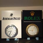 Rolex and Audemars Piguet (AP) sign Lot - Verlicht bord van