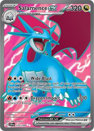 Salamence ex (JTG 177), Ophalen of Verzenden, Nieuw