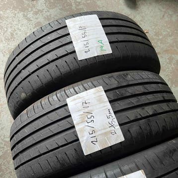 2 x Nexen 215-55-17 Zomerbanden 5,5mm, 17 inch, Ophalen of Verzenden, Band(en), Personenwagen