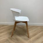 Design  stoel COVE van Dorigo, wit - beuken, Ophalen of Verzenden, Gebruikt, Stof, Eén