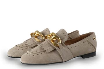Babouche Loafers in maat 38 Beige, Verzenden, Beige, Overige typen, Zo goed als nieuw