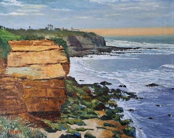 Joaquim Pancho - Rocks on a line coast