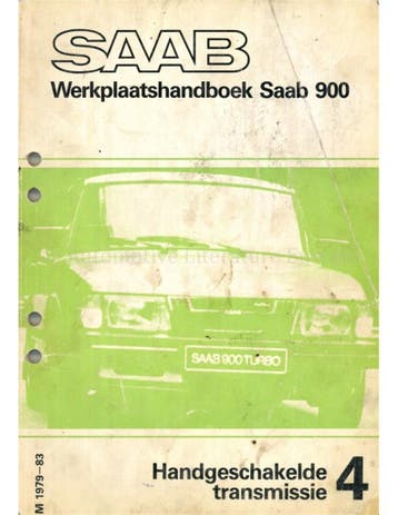 1979 - 1983 SAAB 900 HANDGESCHAKELDE TRANSMISSIE