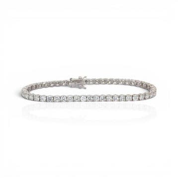 Armband - 18 karaat Witgoud - 6.96ct. tw. Diamant, Nieuw