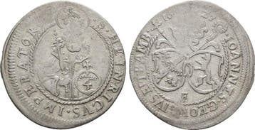 Batzen Fuerth 1627 Bamberg Bistum: Johann Georg Ii, 1623-..., Verzenden