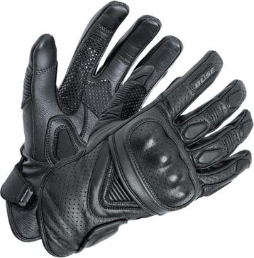 Büse Cafe Racer Zwarte Geperforeerde Handschoenen, Nieuw met kaartje, Büse, Handschoenen, Heren