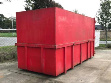 Container kist 3 of 4 meter Rood Huur Busscher Weerselo