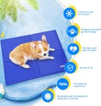 Koelmat Hond & Kat - 110x70 cm - Blauw - Nobleza, Verzenden, Zo goed als nieuw