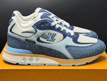 Louis Vuitton Run Away | Blue, Blauw, Nieuw, Ophalen of Verzenden, Sneakers of Gympen