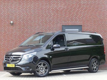 Zakelijke Lease |  Mercedes-Benz Vito 114 CDI Lang Camera/Na, Automaat, Gebruikt, Euro 6, Zwart