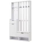 6-in-1 Kapstok met Bank, Laden en Kast – Complete Halset, Huis en Inrichting, Woonaccessoires | Kapstokken, Verzenden, Nieuw
