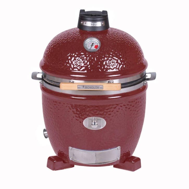 Monolith Junior rood, Tuin en Terras, Houtskoolbarbecues, Verzenden