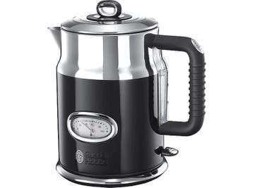 Russell Hobbs -  Retro 21671-70 Classic Noir, 1 tot 2 liter, Verzenden, Nieuw
