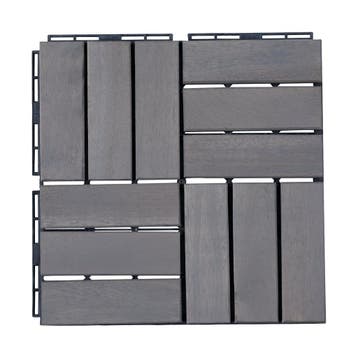 Houten terrastegels Alliste vlonder set van 10 acacia 0,9 m², Verzenden, Nieuw