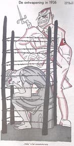 Spotprent over de mislukking van de ontwapening door de v..., Verzenden