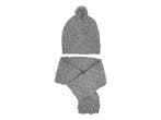 Winterset 2-delig - ZigZag Gebreid - Grijs, Verzenden, Nieuw