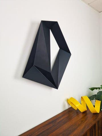 José Soler Art - Steel Puzzle. Black