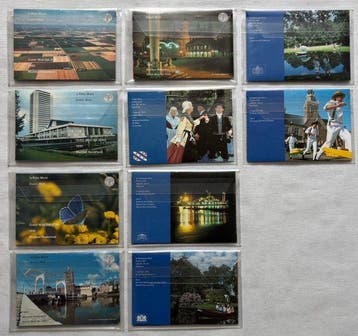 Nederland. Mint set 1989/1998, 12 sets (Zonder minimumprijs)
