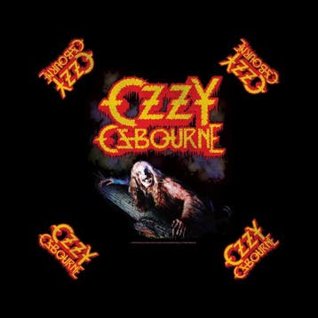 Ozzy Osbourne Bark at the Moon Bandana officiële merchandise, Ophalen of Verzenden, Nieuw, Kleding
