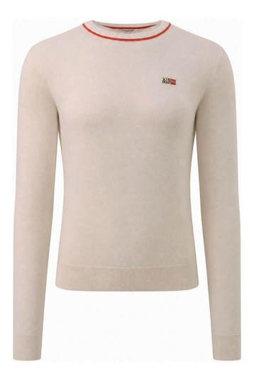 Napapijri Trui in maat S Beige, Verzenden, Zo goed als nieuw, Overige kleuren, Napapijri