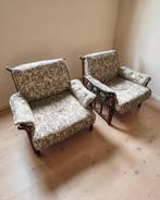 Fauteuil (2) - Bamboe - Vintage, Antiek en Kunst, Curiosa en Brocante