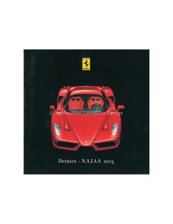 2002 FERRARI ENZO PERSMAP ITALIAANS | ENGELS 1854/02, Boeken, Nieuw, Ferrari, Author