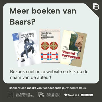 Moderne Wiskunde 11e ed vwo 4 wiskunde B uitwerkingenboek, Verzenden, Gelezen, Baars