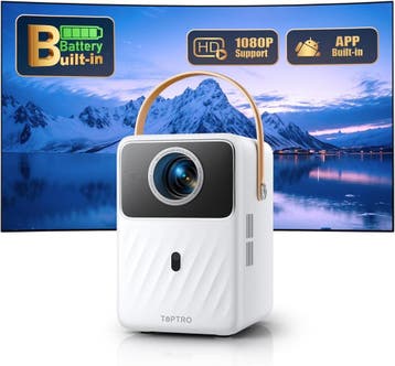 WiFi Bluetooth Projector | 59% Korting, Gebruikt, LED, TOPTRO, Ophalen of Verzenden