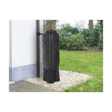 Practo Garden Classic 100 L regenton + accessoires - zwart, Verzenden, Nieuw