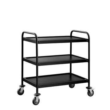 GGM Gastro | Serveerwagen - 800x500mm - met 3 bladen |, Verzenden