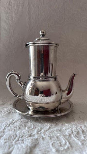 Koffiezetapparaat - Verzilverd - Rare F.lli Broggi Milano