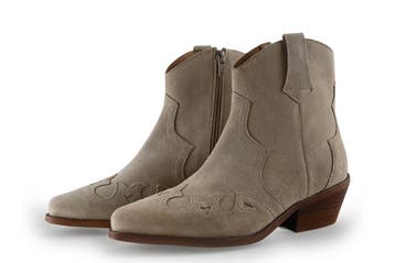 Manfield Cowboy laarzen in maat 36 Beige, Verzenden, Beige, Zo goed als nieuw, Manfield