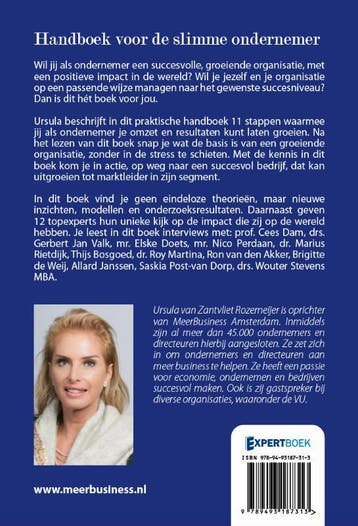 Handboek voor de slimme ondernemer 9789493187313, Verzenden, Zo goed als nieuw, Ursula van Zantvliet Rozemeijer
