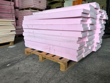 XPS isolatieplaat 80mm | 1250x200mm | 11,25m² | 45st, Ophalen, Nieuw, 8 tot 12 cm, 10 tot 15 m²