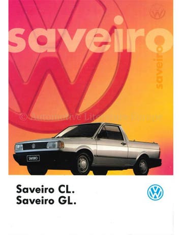 1995 VOLKSWAGEN SAVEIRO BROCHURE PORTUGEES (BRAZILIË), Nieuw, Volkswagen, Author