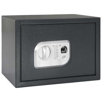 vidaXL Digitale kluis met slot Donkergrijs 35 x 25 x 25 cm, Verzenden, Nieuw