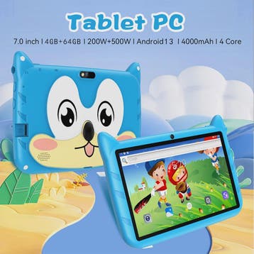 Kinder Tablet 7 Inch Android 13 - 4GB RAM/64GB Opslag - Educ, Verzenden, Nieuw